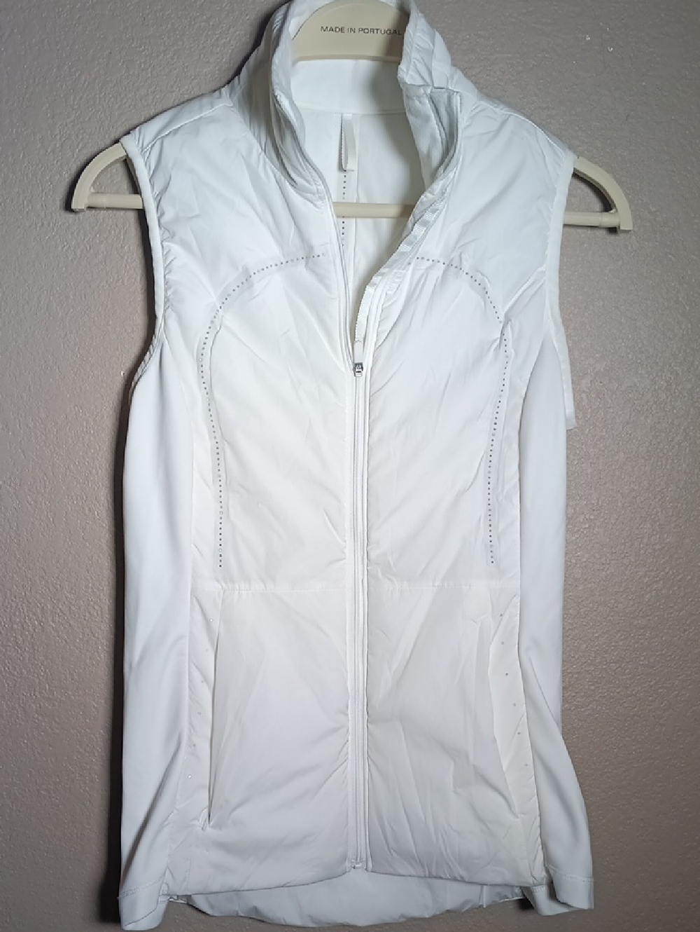 Lululemon White Down For It All Vest